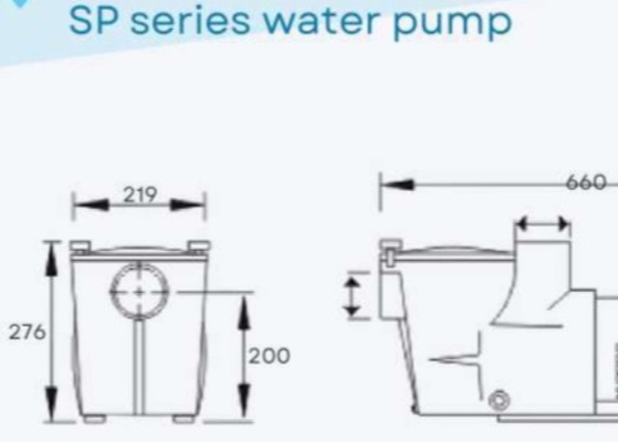 2023 SP1005 1HP Pompy wody do basenów