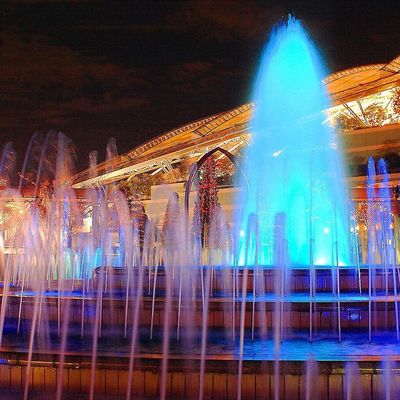 Regulowana dysza fontannowa z mosiądzu, seria Singe Jet z regulowanym zaworem