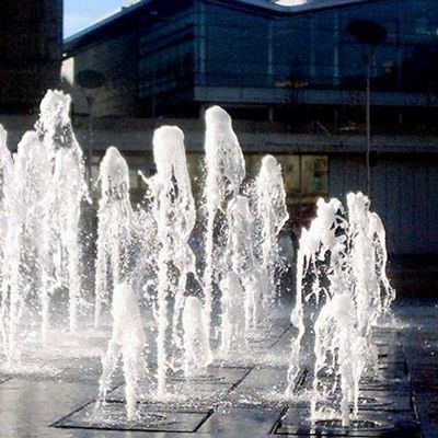 W pełni mosiężna chromowana dysza fontanny wodnej Głowice natryskowe do fontann wodnych