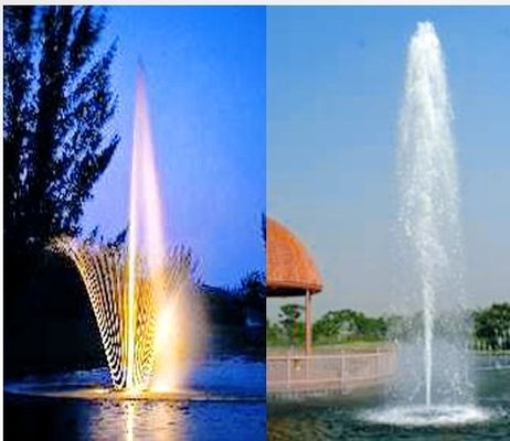 6m High Spray 1000mm SS304 Floating Musical Fountain Project