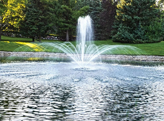 Pływająca muzyczna fontanna stawowa 90 mm High Spray