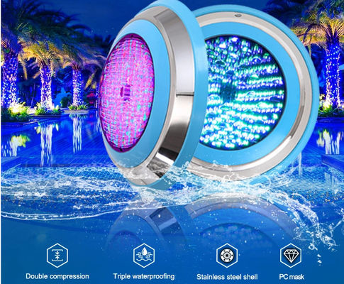 4 przewody 230mm RGB 12W IP68 12v Oświetlenie basenowe