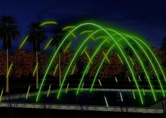 6003 Led Pool Deck Jumping Laminar Fountain Dysza