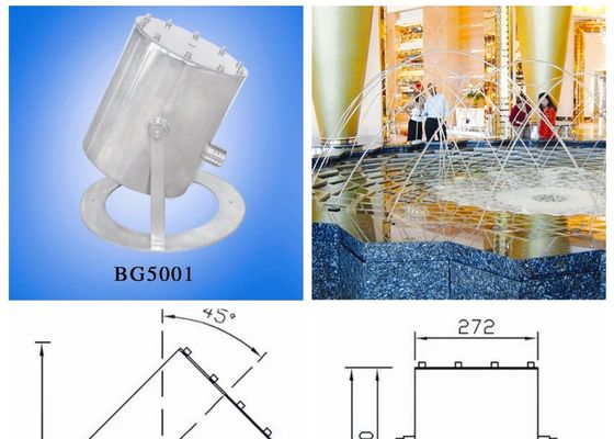 4m Odległość 10000 L / H 20mm Dysza fontanny laminarnej
