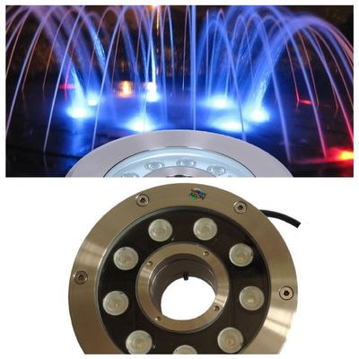 180mm 9W Wodoszczelne oświetlenie fontann stawu 50000 godzin