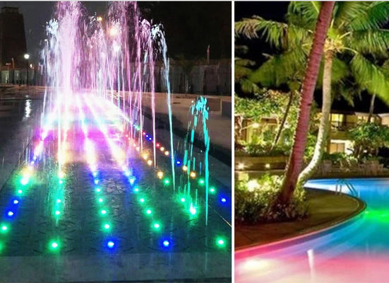 Ogród 7000K 24V 6W IP68 Oświetlenie LED z fontanną wodną