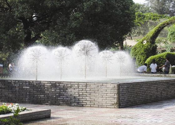 25m3 / h 2 "Crystal Ball DN50 Dancing Fountain Dysze
