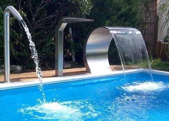 Akcesoria do fontann basenowych 600 mm Strumień wodospadu ze stali nierdzewnej