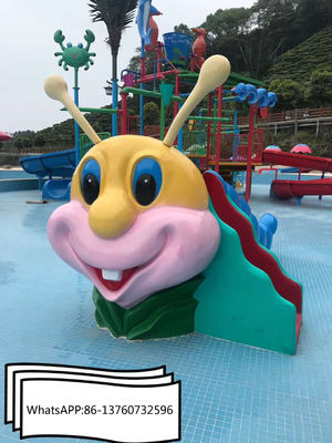 Zjeżdżalnie wodne Caterpillar Aqua z włókna szklanego TUV Anti UV