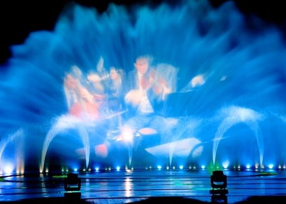 60m3 / h Ekran wodny z dyszą fontannową ze stali nierdzewnej