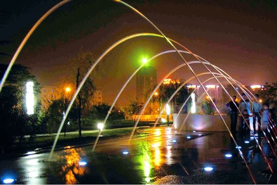 Kolorowe Laminar 1m Water Dancing Jumping Fountain Jets