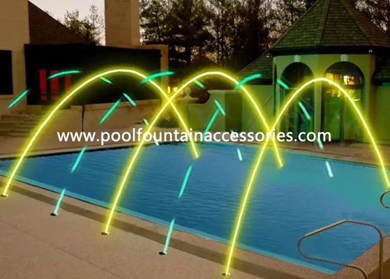 Dysza fontanny laminarnej 6000 L / H 20mm z lampą LED RGB 9W