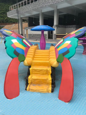 Dostosowany sprzęt do parku wodnego z włókna szklanego Butterfly Water Slide
