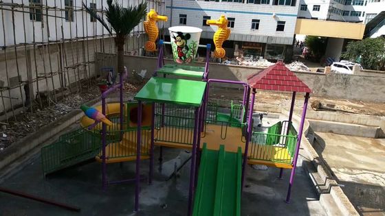 Anty UV Outdoor Kids Water Park Equipment Grzybowy wodospad