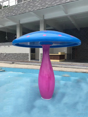 Anty UV Outdoor Kids Water Park Equipment Grzybowy wodospad