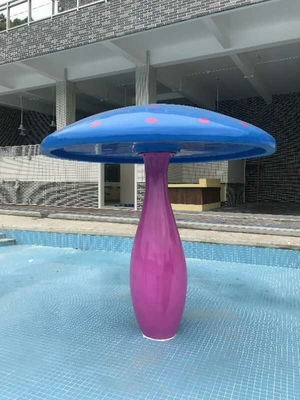 Anty UV Outdoor Kids Water Park Equipment Grzybowy wodospad