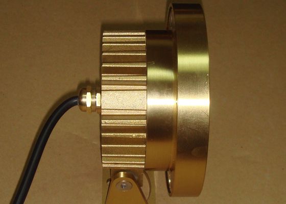 DMX512 Mosiądz 2700K 6W Podwodne oświetlenie basenowe RGB LED