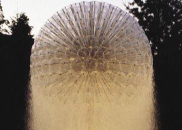Akcesoria do fontann z mosiądzu chromowanego SS 304 Crystal Ball Jet